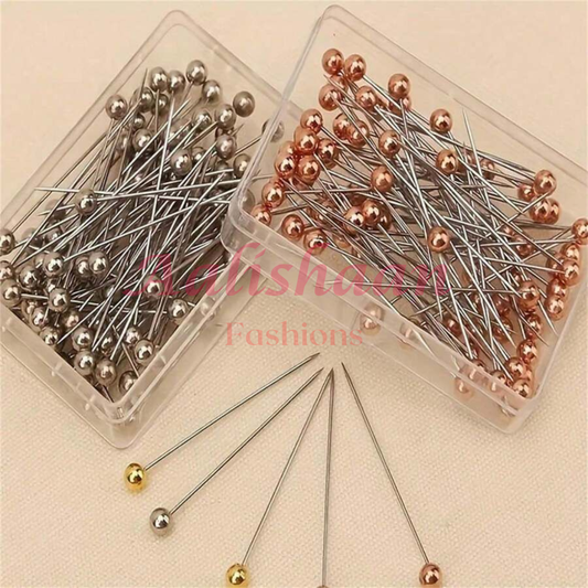 Metallic Hijab Pin Boxes – Silver, Gold & Copper