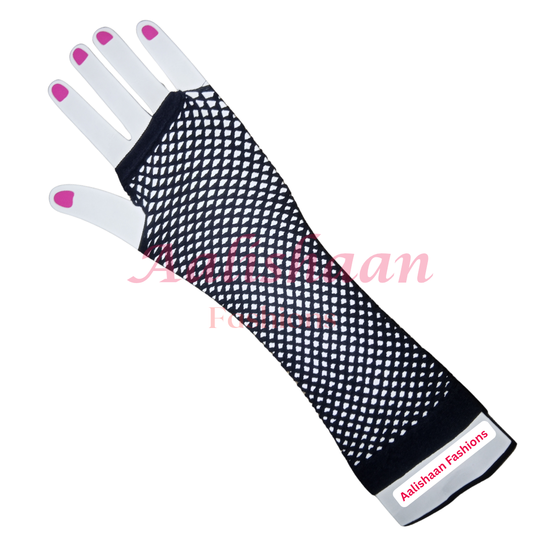 for stylish and modest fashion women Net Gloves - Fishnet Gloves