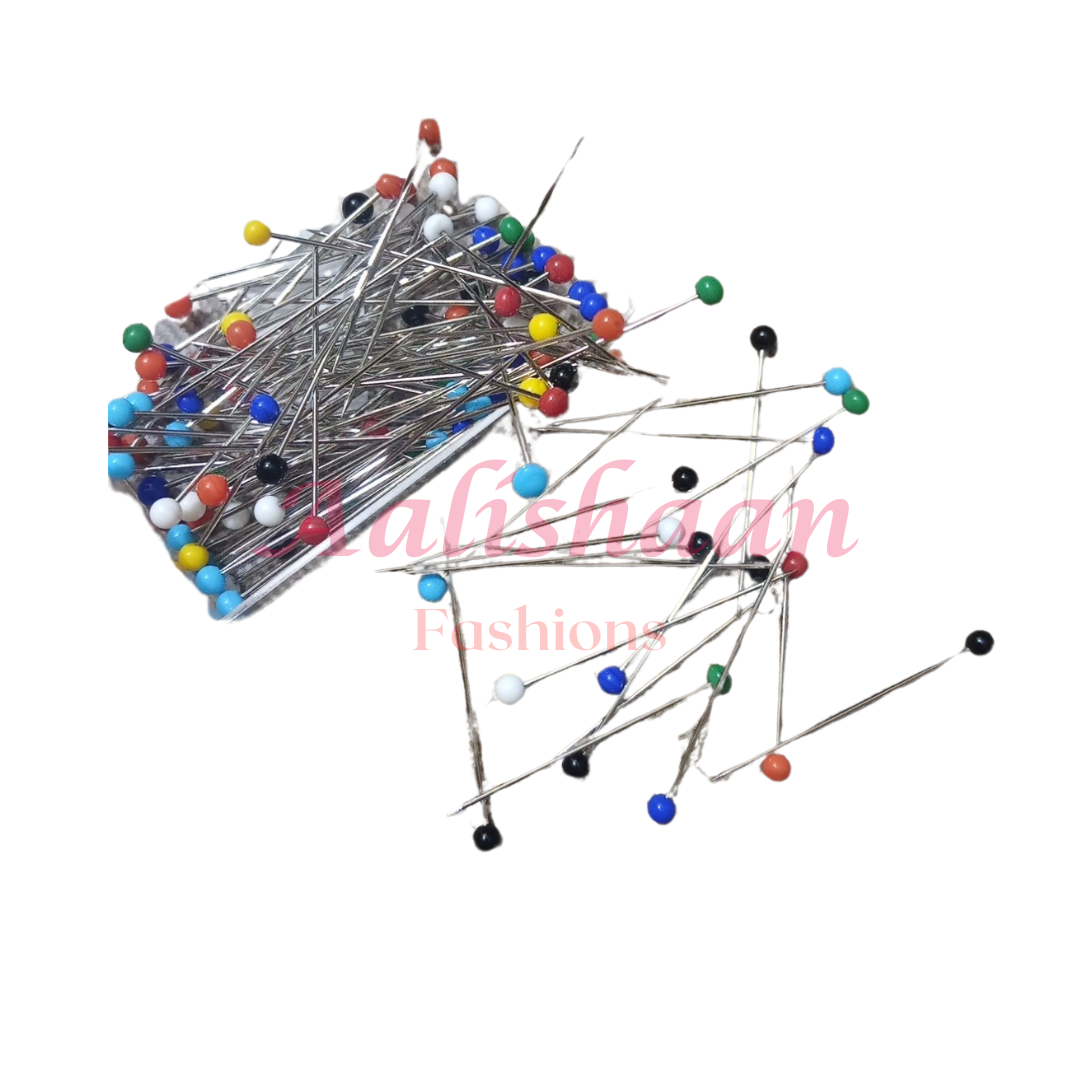 Multicolor invisible hijab pins box for secure styling