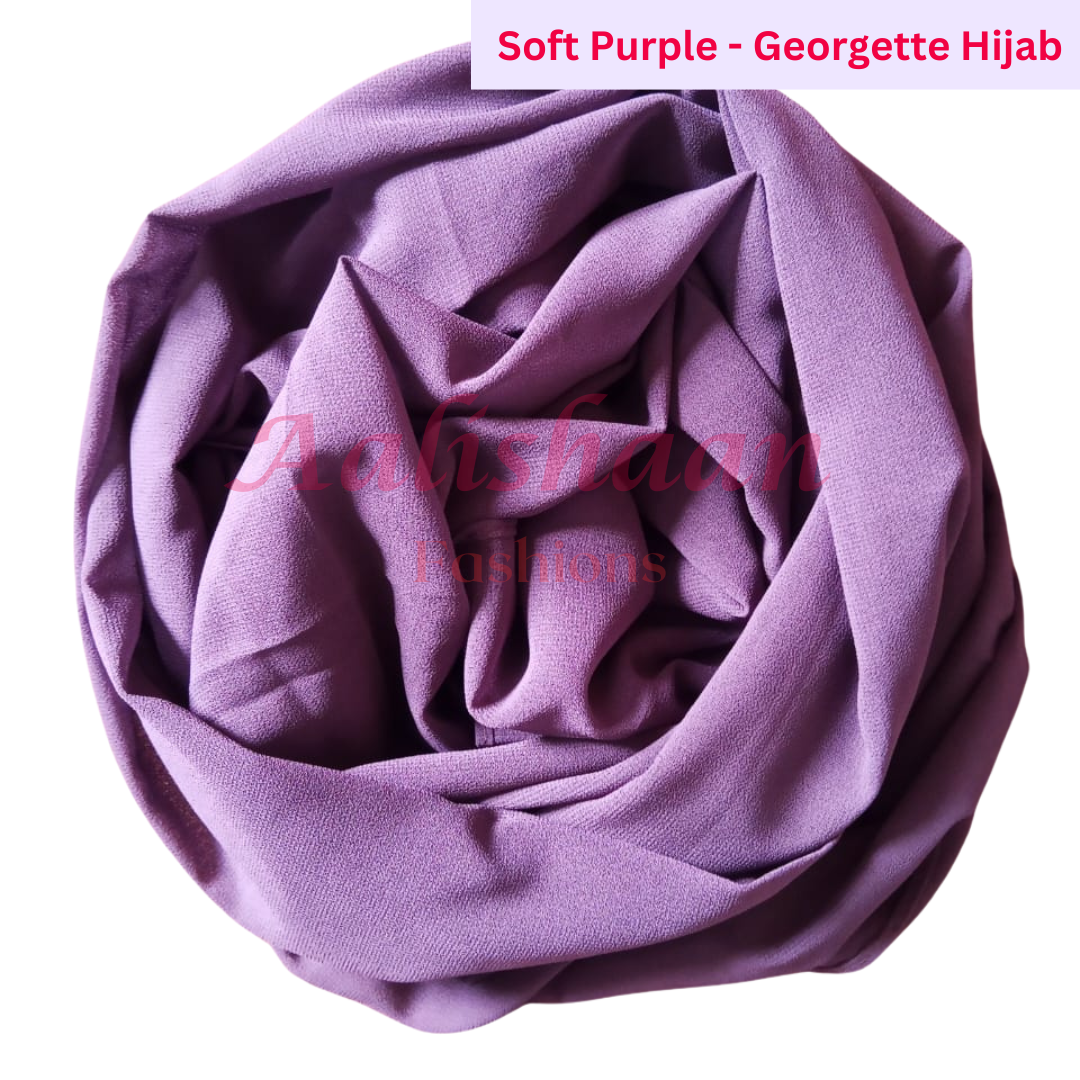 Soft Purple - Premium Georgette Hijab