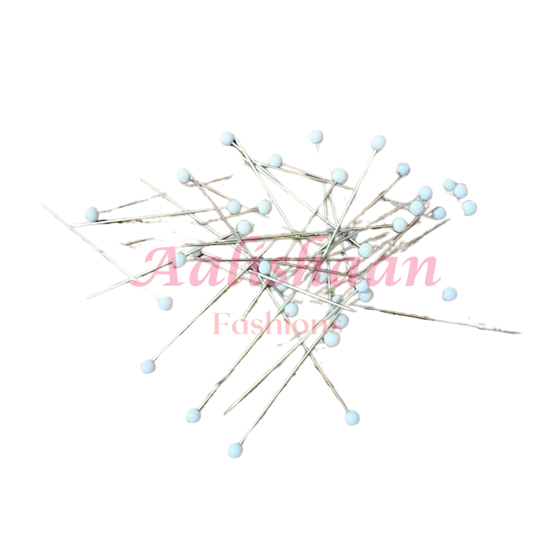 White invisible hijab pins for secure styling
