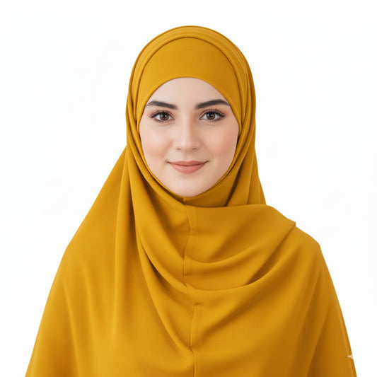 Yellow - Hijab Cap set