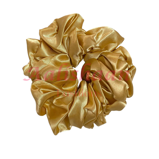 Light brown silk - Scrunchies - Aalishaan Fashions