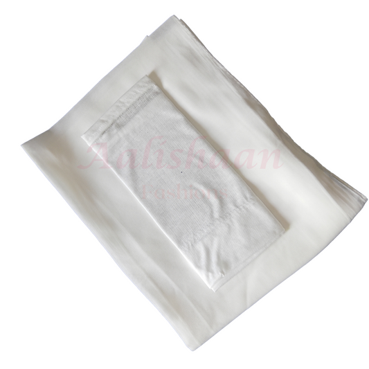 White - Hijab Cap set
