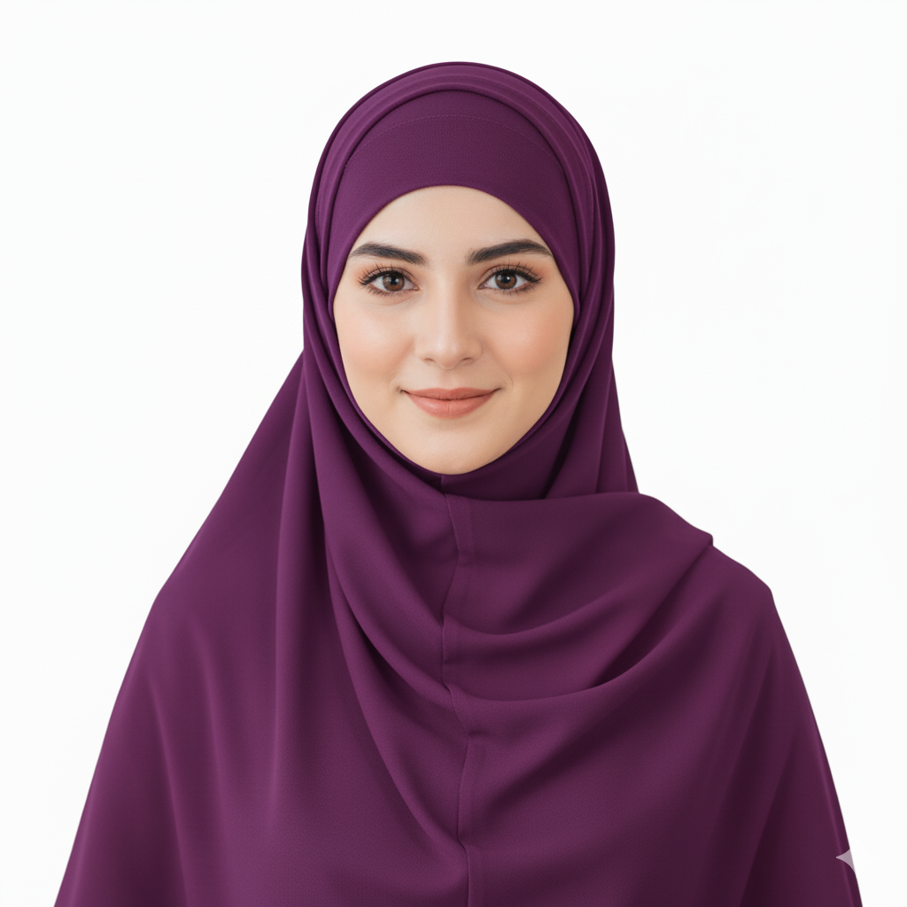 Soft Purple - Hijab and Cap set