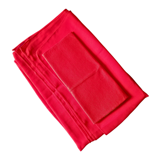Red - Hijab Cap set