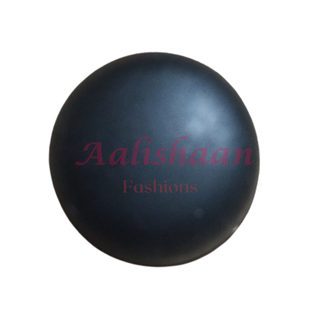 Black - Matte Hijab Magnets (Circle)