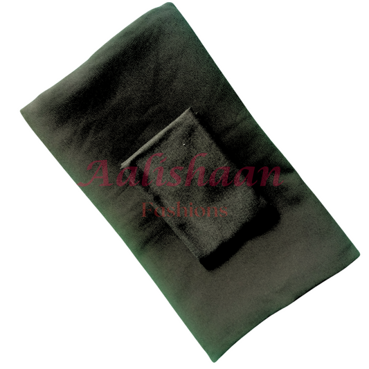 Black - Hijab Cap set