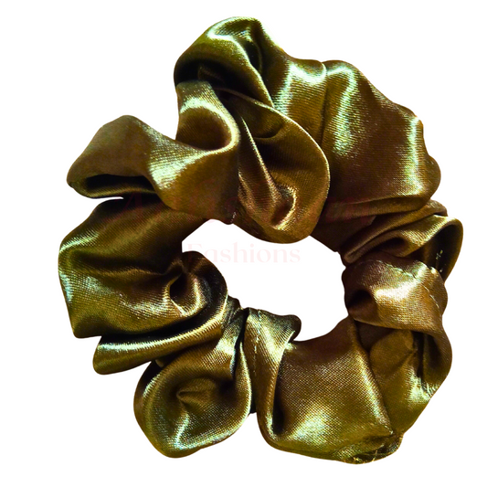 Dull Green best satin scrunchies volumize hijab beautiful and durable shop online pakistan