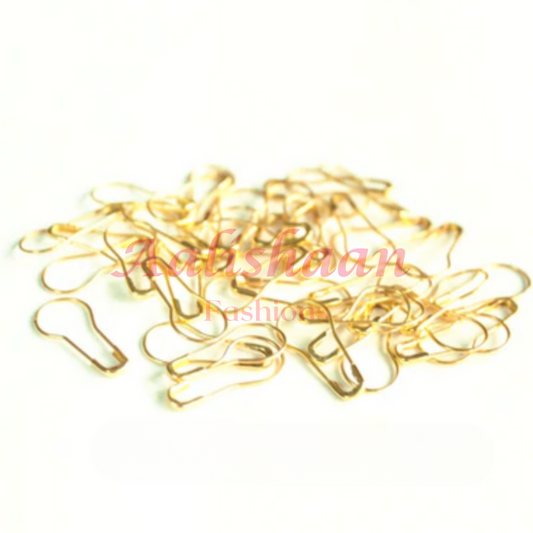 Golden - Snag Free Pins - Aalishaan Fashions
