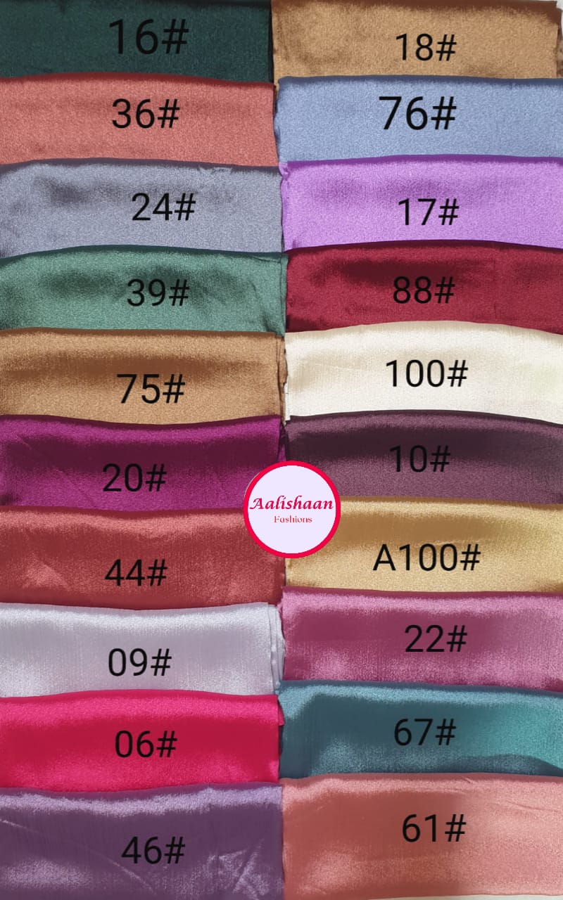 Luxe - Crinkle Silk Hijabs - Select your favorite