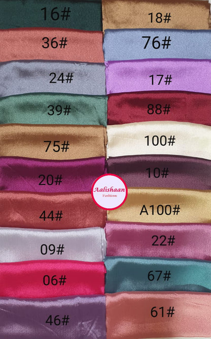 Luxe - Crinkle Silk Hijabs - Select your favorite