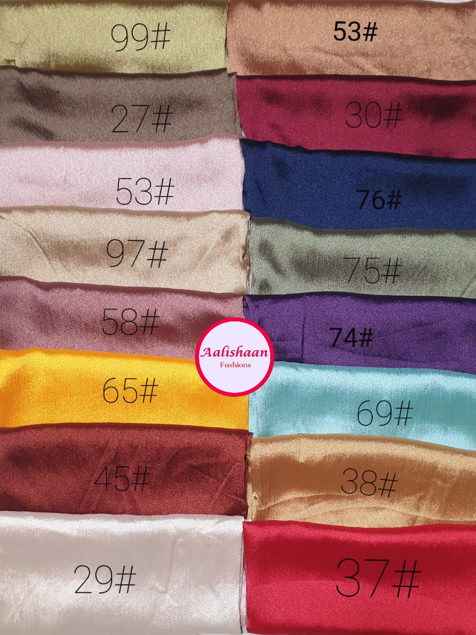 Luxe - Crinkle Silk Hijabs - Select your favorite