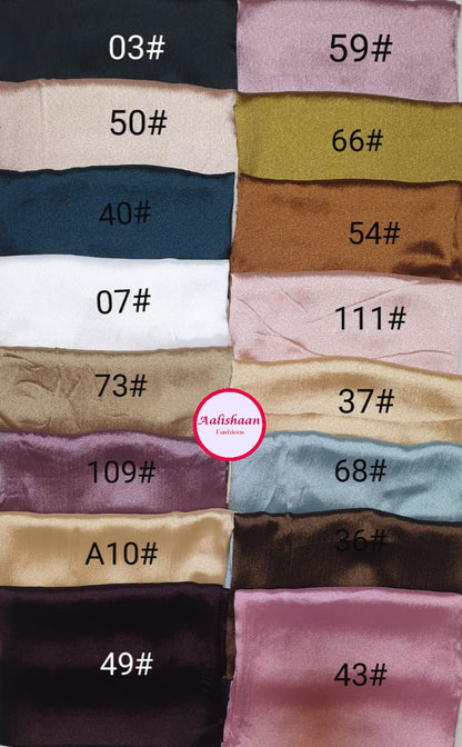 Luxe - Crinkle Silk Hijabs - Select your favorite