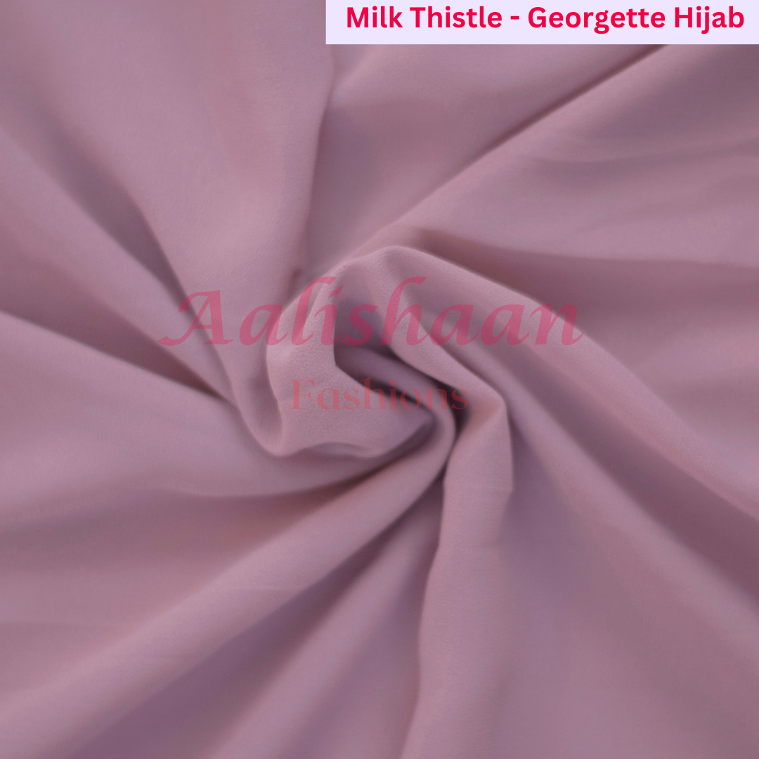 Milk Thistle - Premium Georgette Hijab