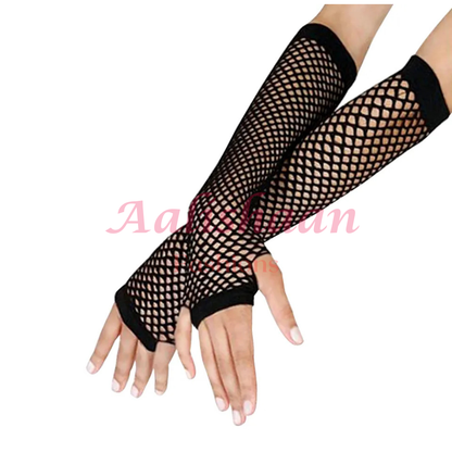 for stylish and modest fashion women Net Gloves - Fishnet Gloves sleeves for modest fashion women