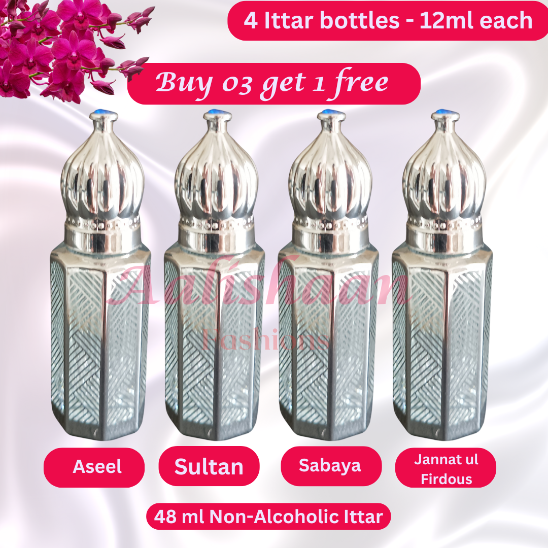 Buy 03 Get 01 Free - 48ml - Ittar - Non Alcoholic