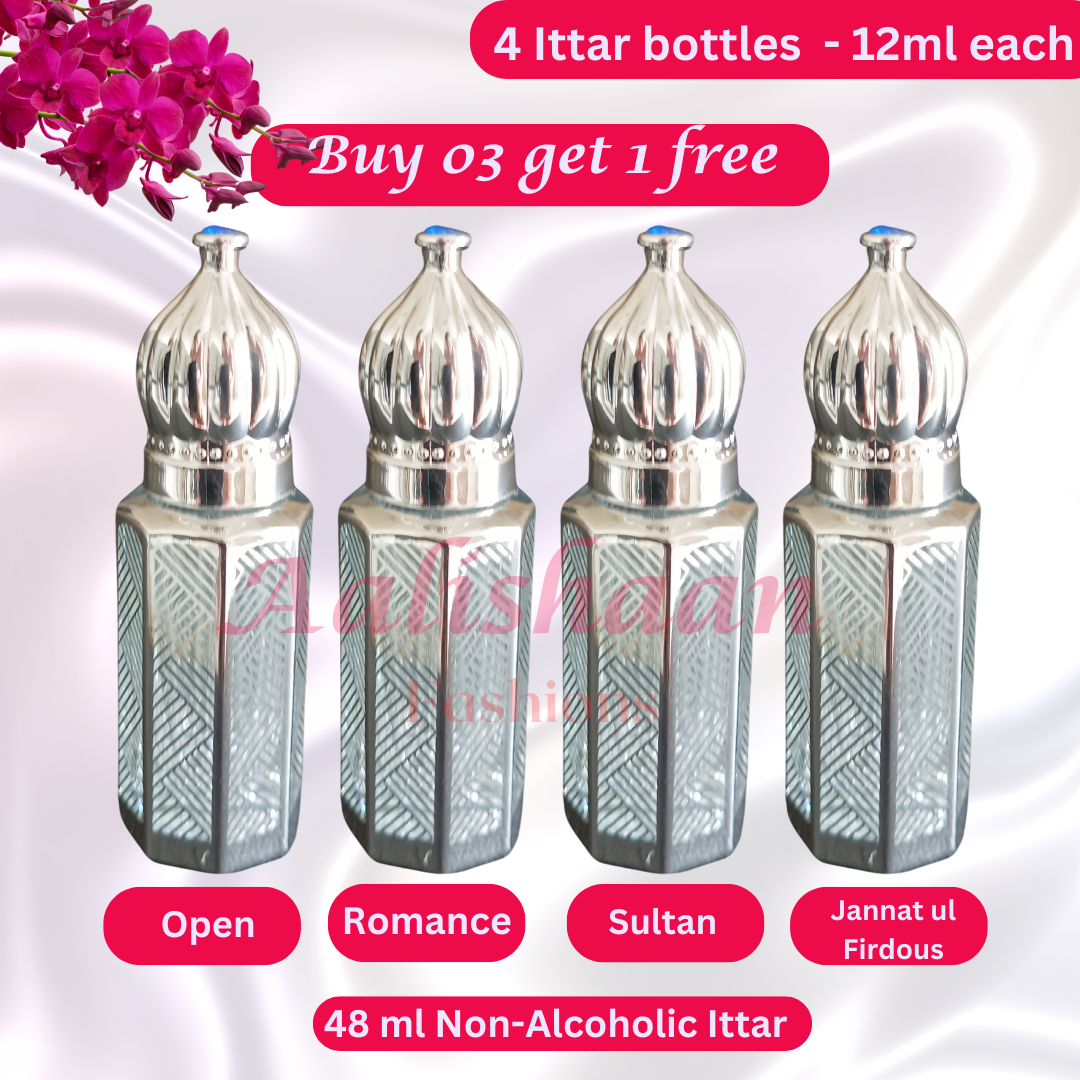 Buy 03 Get 01 Free - 48ml - Ittar - Non Alcoholic