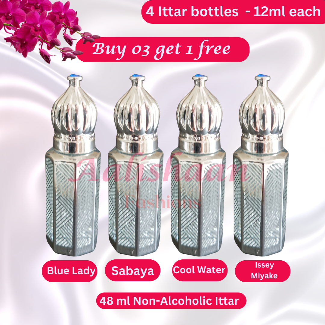 Buy 03 Get 01 Free - 48ml - Ittar - Non Alcoholic