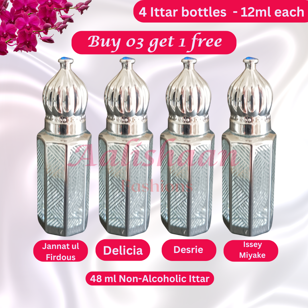 Buy 03 Get 01 Free - 48ml - Ittar - Non Alcoholic