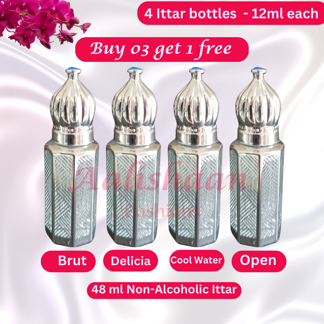 Buy 03 Get 01 Free - 48ml - Ittar - Non Alcoholic