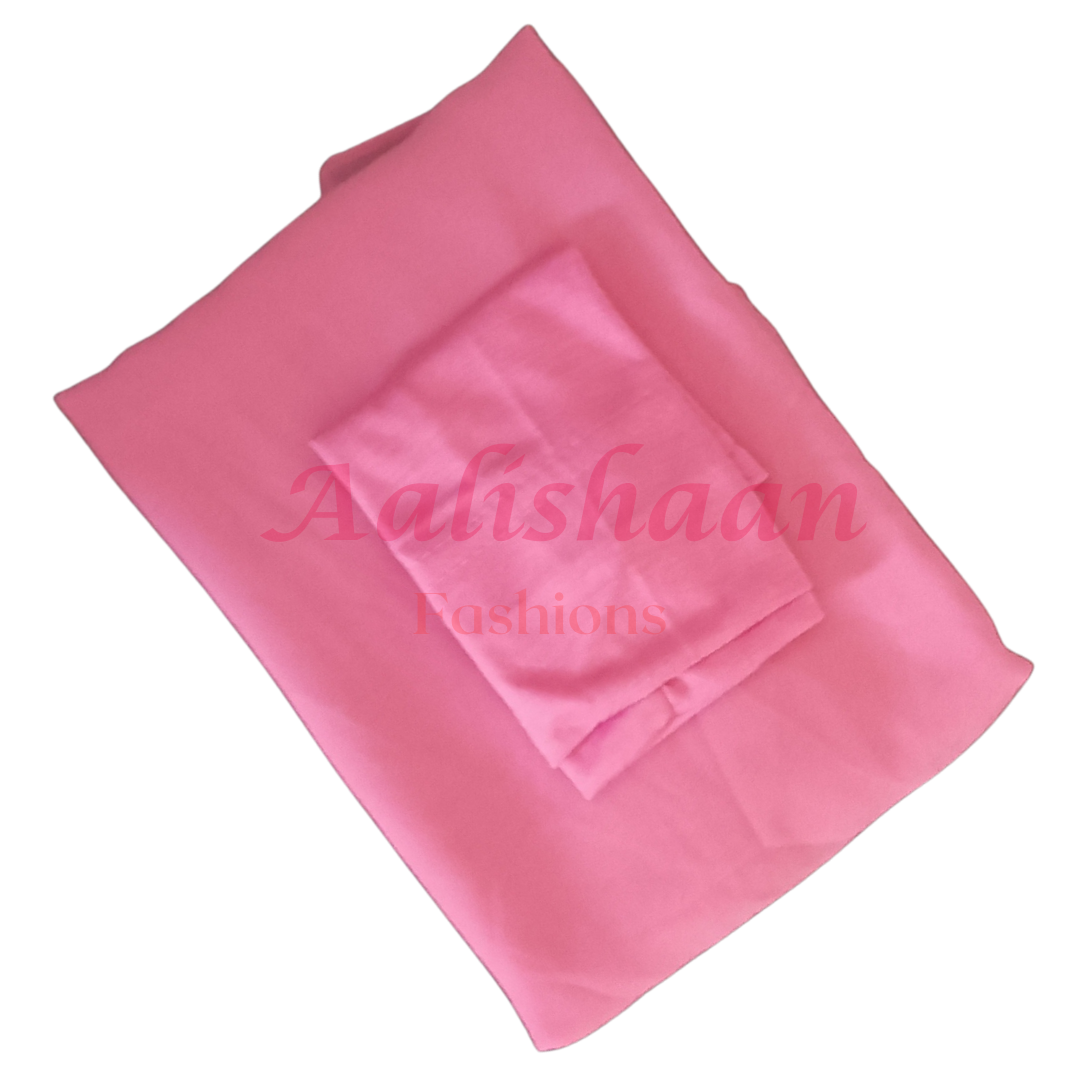 Pink - Hijab and Cap set