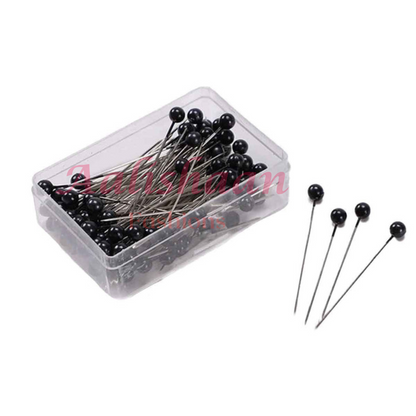 Black Bead Pins Box