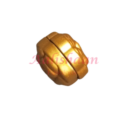 Golden - Matte Hijab Magnets (Flower)