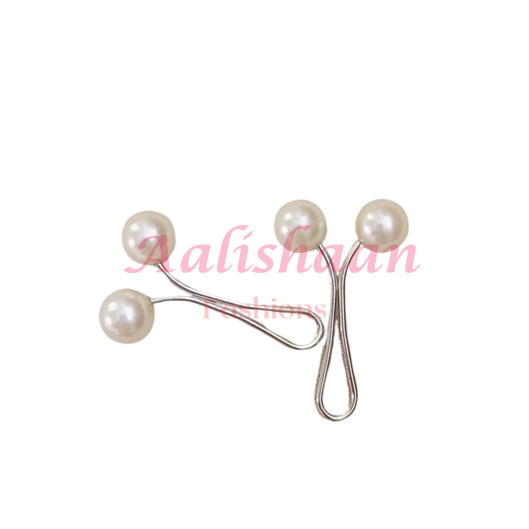 White Pearl - Turkish Grip Pins - Pack of 02, 04