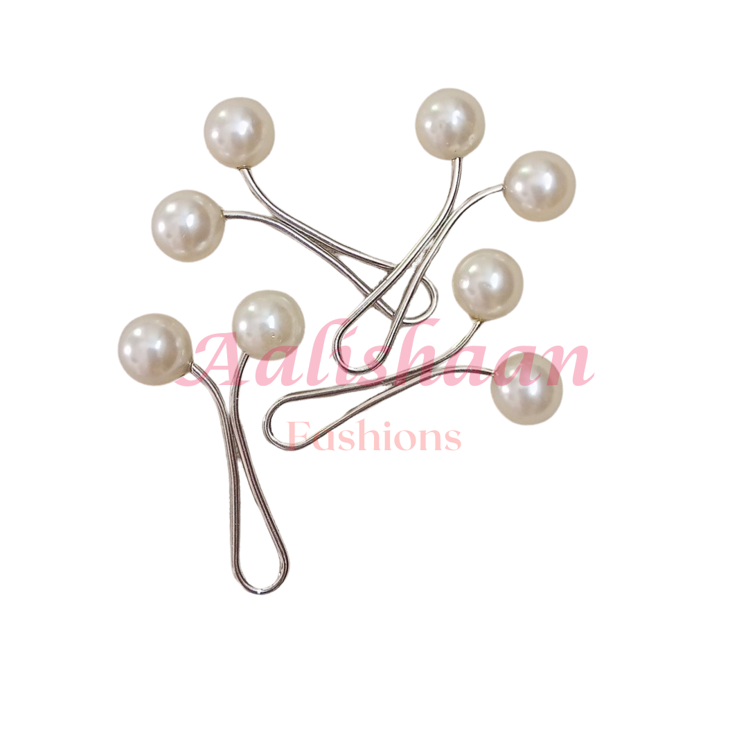 White Pearl - Turkish Grip Pins - Pack of 02, 04