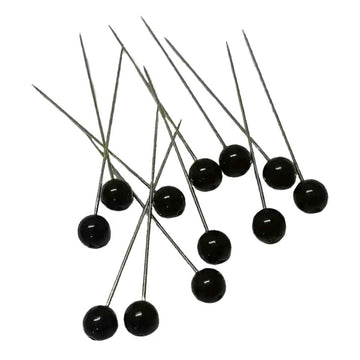 Black Bead Pins Box