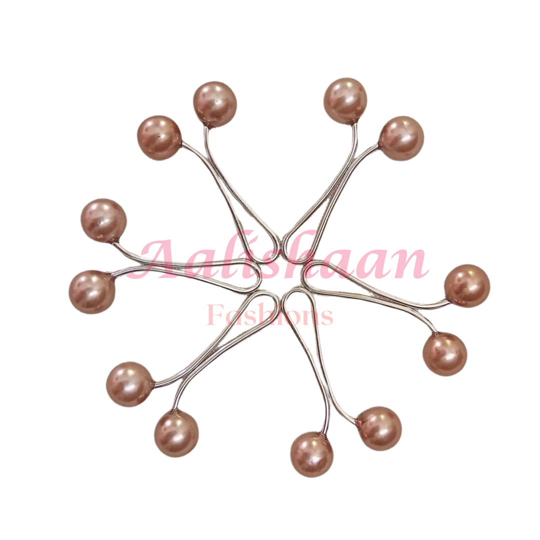 Copper Pearl - Turkish Grip Pins - Pearl - Pack of 02, 04, 06