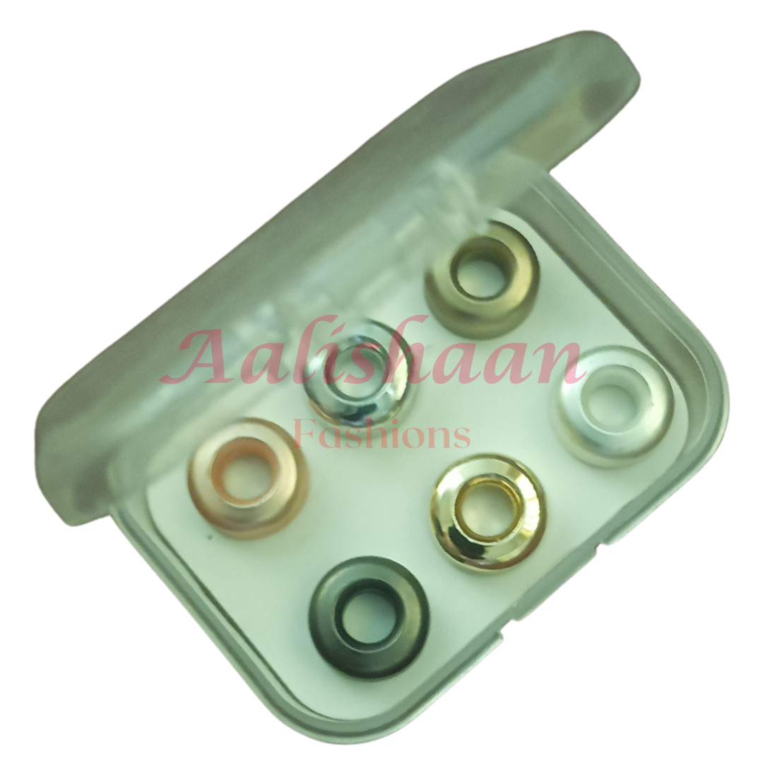 Pair of 02, 04, & 06 - Matte & Shiny  Hijab Magnets (Nut) - Random colours