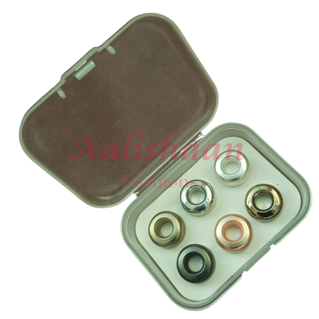 Pair of 02, 04, & 06 - Matte & Shiny  Hijab Magnets (Nut) - Random colours