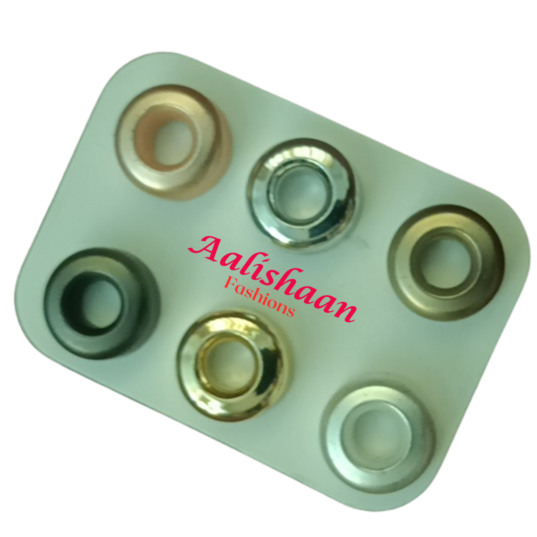 Pair of 02, 04, & 06 - Matte & Shiny  Hijab Magnets (Nut) - Random colours