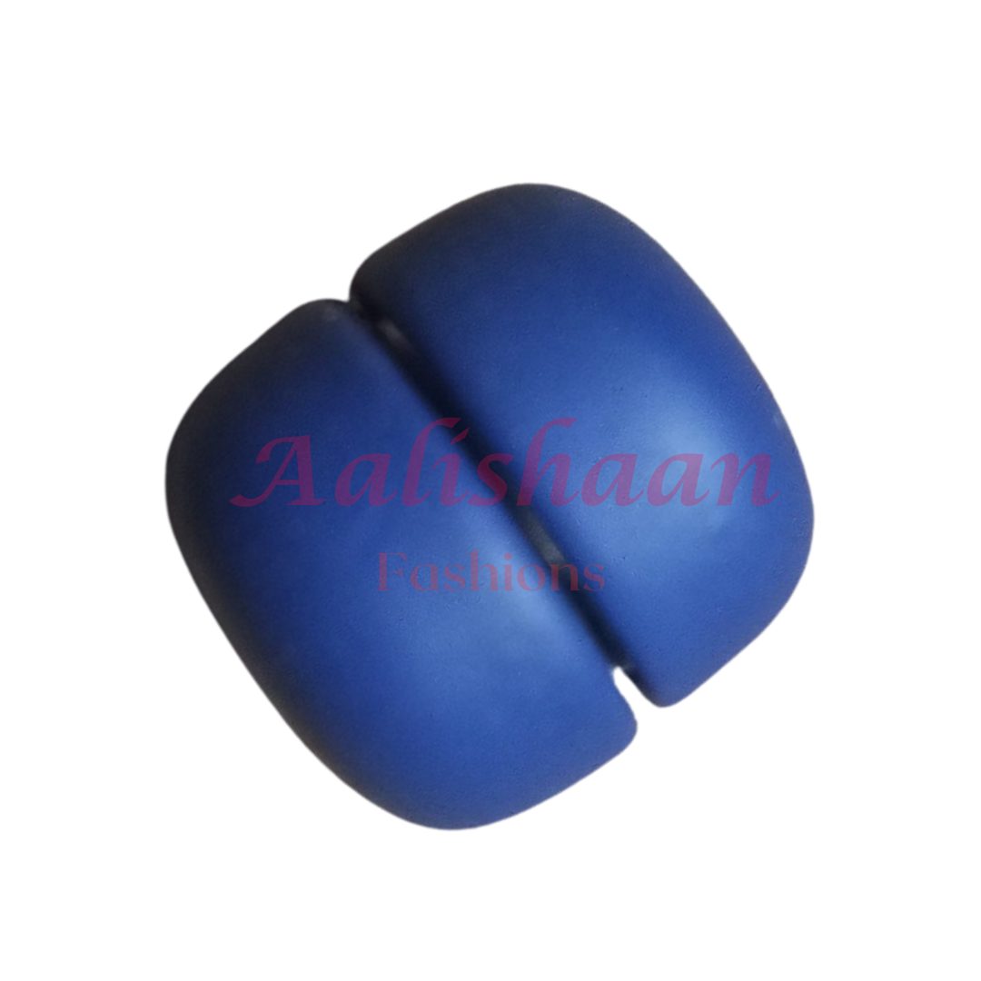 Midnight Blue - Matte Hijab Magnets (Circle)
