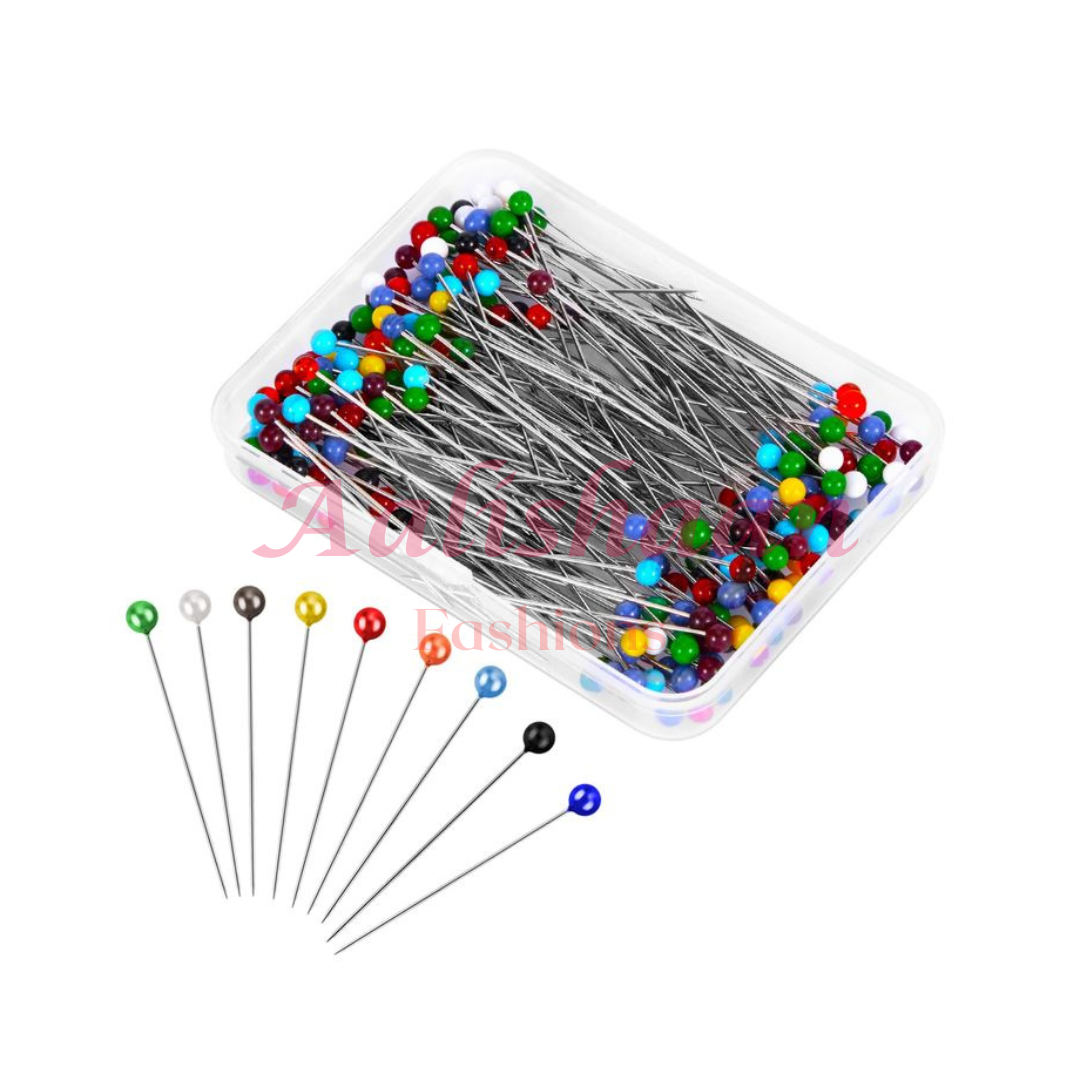 Multicolor invisible hijab pins box – snag-free strong grip in Pakistan