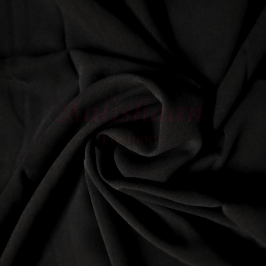 Black - Premium Chiffon Georgette Hijab