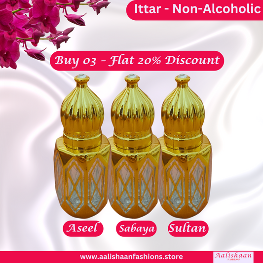 Flat 20% Discount  - Buy 03 - Ittar - Non Alcoholic