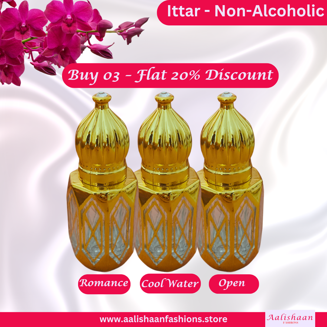 Flat 20% Discount  - Buy 03 - Ittar - Non Alcoholic